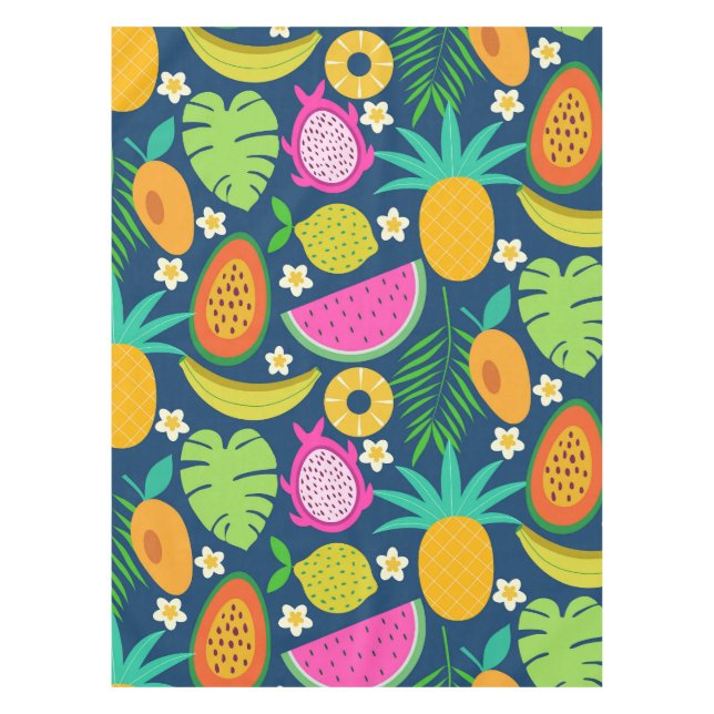 Nappe Fruits de banane à l'ananas tropical  (Devant)