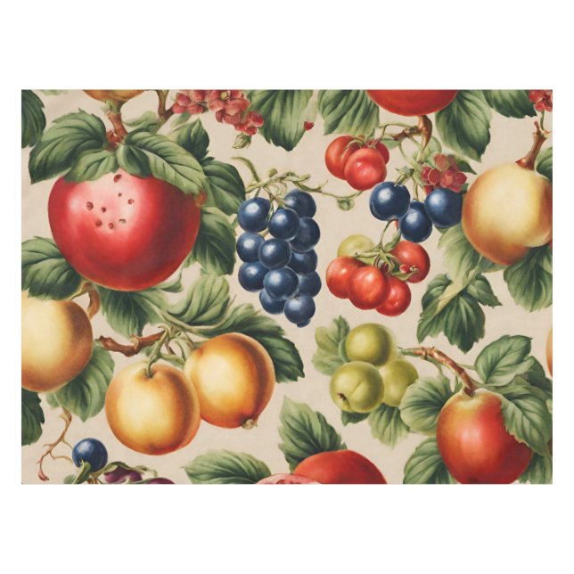 Nappe Fruits et Fleurs du Luxe Jardin Italien (Devant (Horizontal))