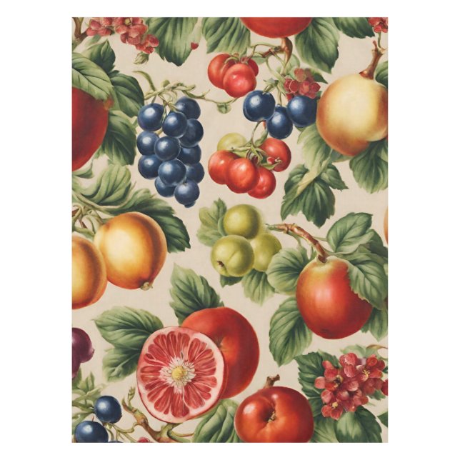 Nappe Fruits et Fleurs du Luxe Jardin Italien (Devant)