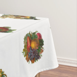 Nappe Fruits et fleurs vintages