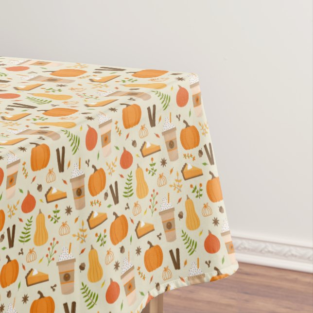 Nappe Fun Orange Fall Motif (In Situ)