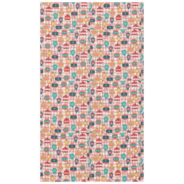 Nappe funky rétro super nostalgie de nostalgie de noël (Devant)