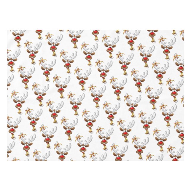 Nappe Funny Reindeer Peeking Christmas Meme  (Devant (Horizontal))