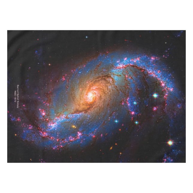 Nappe Galaxie spirale barrée NGC 1672 (Devant (Horizontal))