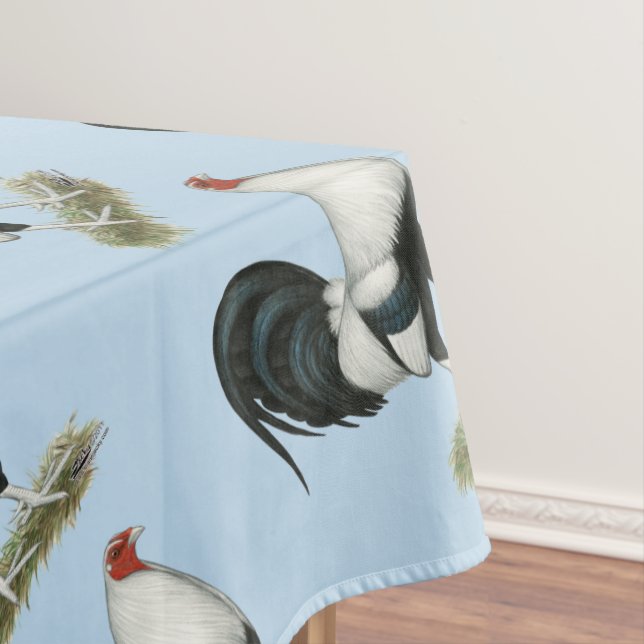 Nappe Gamecock argenté (In Situ)