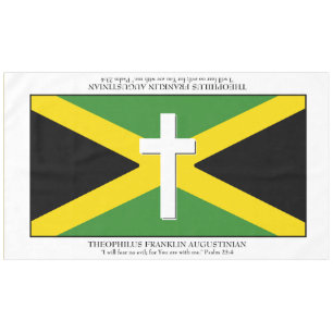 Nappe Garder   JAMAICA FLAG   Écriture croisée 60"x104"