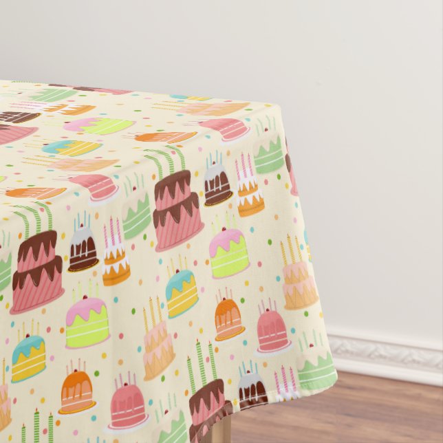 Nappe Gâteaux et bougies (In Situ)