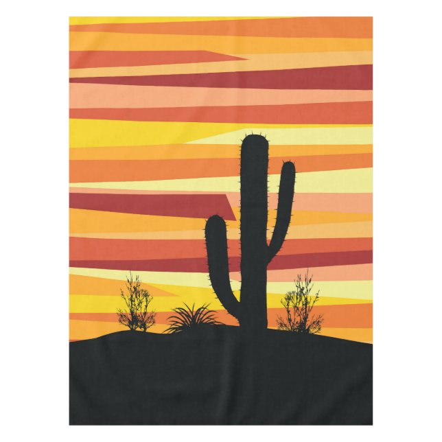 Nappe Geometric desert sunset (Devant)
