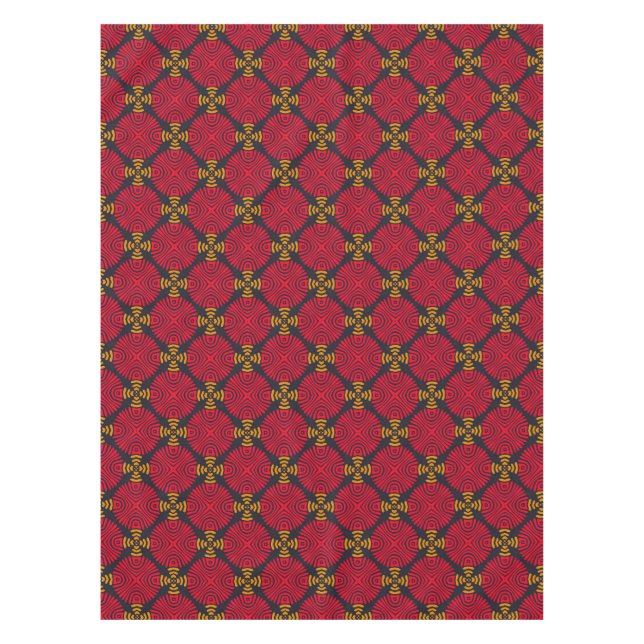 Nappe Géométrie de dynastie : Motif chinois traditionnel (Devant)