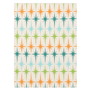 Nappe géométrique vintage de Starbursts