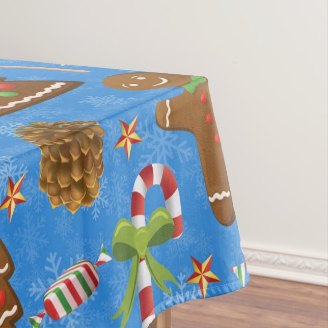 Nappe Gingerbread Man, Candy et lollipop (In Situ)
