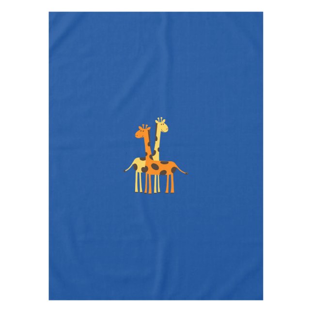 Nappe girafe bleu profond (Devant)