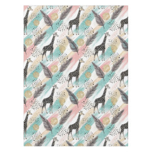 Nappe Giraffe Whimsical Polka Dot Motif - Pastel
