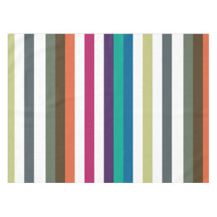 Nappe Girly Bold Rainbow Big Horizontal Stripes Motif