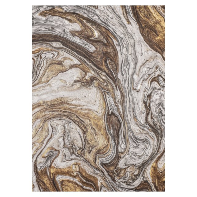 Nappe glamour 001 couleurs brunes liquides (Devant)