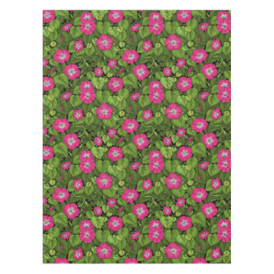 Nappe Gloire du matin en rose et vert