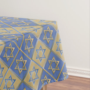 Nappe Gold Blue Star de David Art Panels