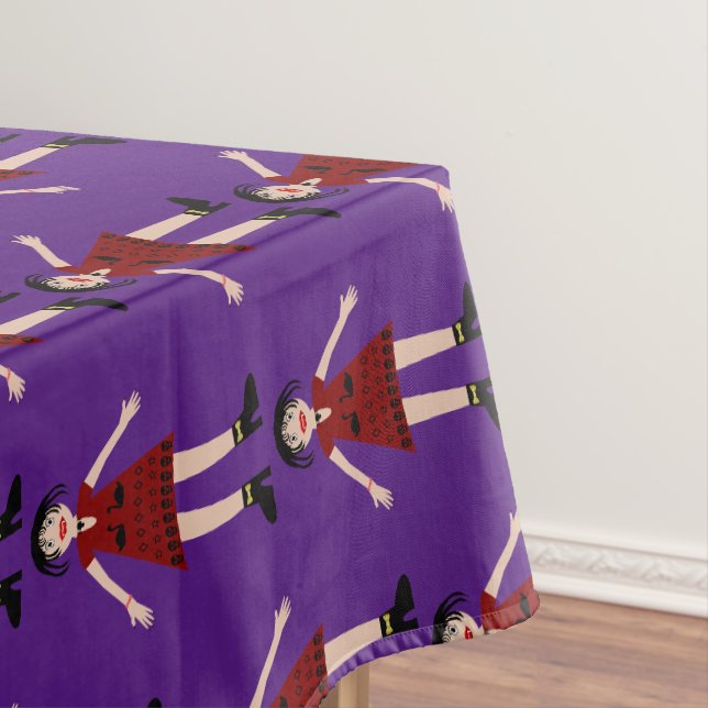 Nappe Gothique Halloween Vampire Lady Patterned (In Situ)