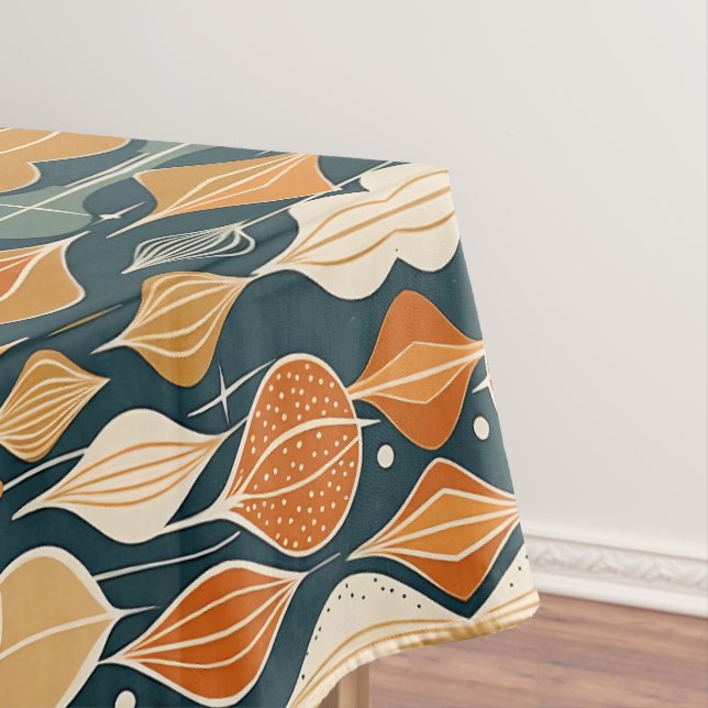 Nappe Gouttes Atomiques Ochre Milieu de Siècle  Moderne  (In Situ)