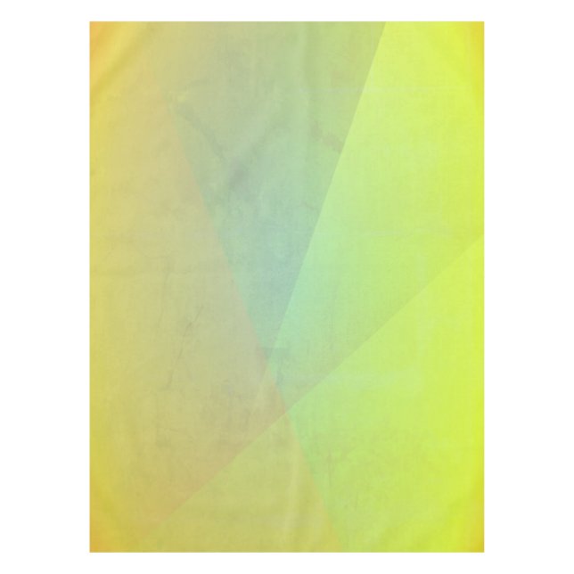 Nappe Gradation géométrique jaune moderne (Devant)