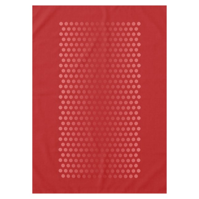 Nappe gradients pois rouge + vos idées (Devant)