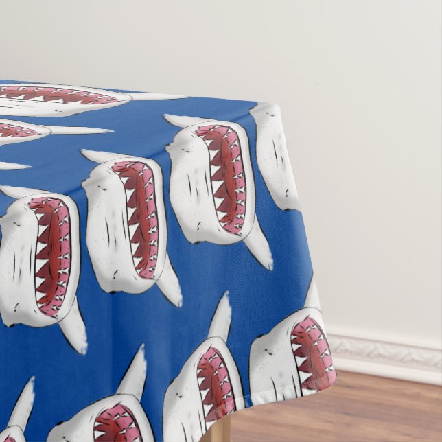Nappe Grand requin blanc moyen dessin animé (In Situ)
