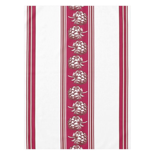 Nappe Grandes pinces de jacquard de luxe Raspberry (Devant)