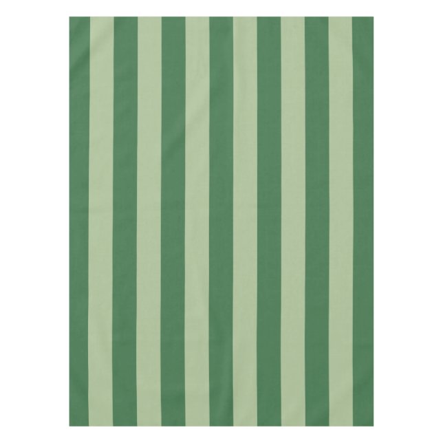 Nappe Grandes verticales Forêt Vert rayé (Devant)