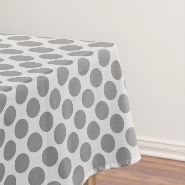 Nappe Grands points rétro - tons gris / gris (In Situ)