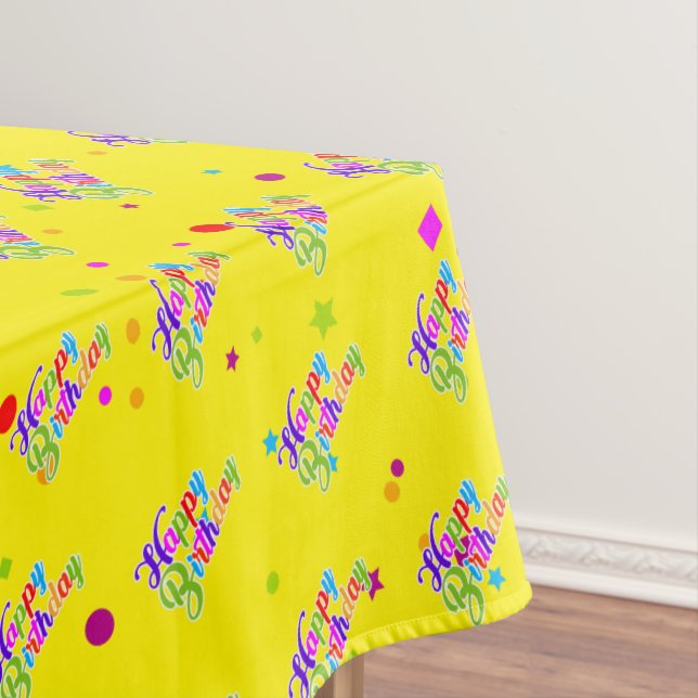 Nappe Graphique d'anniversaire de couleur multiple heure (In Situ)
