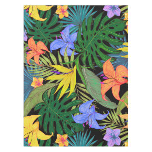 Nappe Graphique de fleur d'Aloha de Hawaii tropical