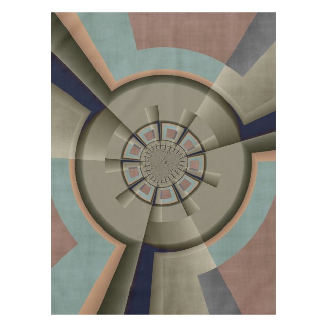 Nappe Graphisme d'art fractal de l'harmonie des couleurs (Devant)