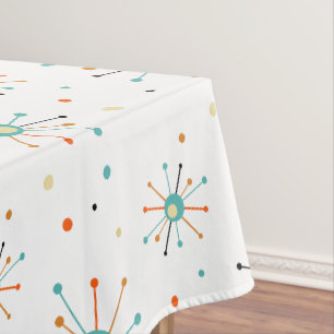 Nappe Gras de l'âge atomique Starburst Motif du milieu d