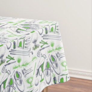 Nappe Green Golf Icons Motif
