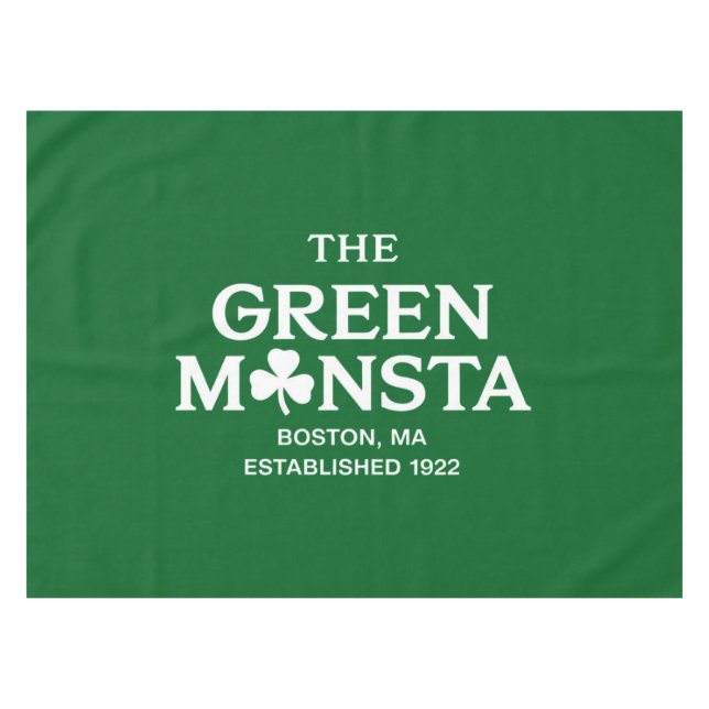 Nappe Green Monsta Boston Green Monstah cadeau de baseba (Devant (Horizontal))