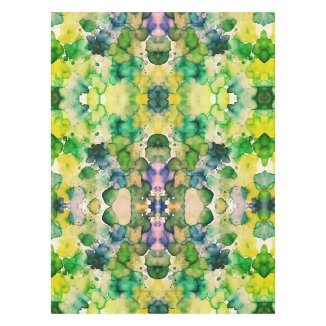 Nappe Green Watercolor Fusion  (Devant)