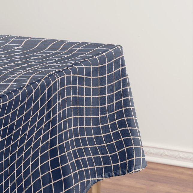 Nappe Grille déformée moderne | Géométrique fluide minim (In Situ)