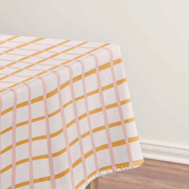 Nappe Grille Dopamine rose orange moderne (In Situ)