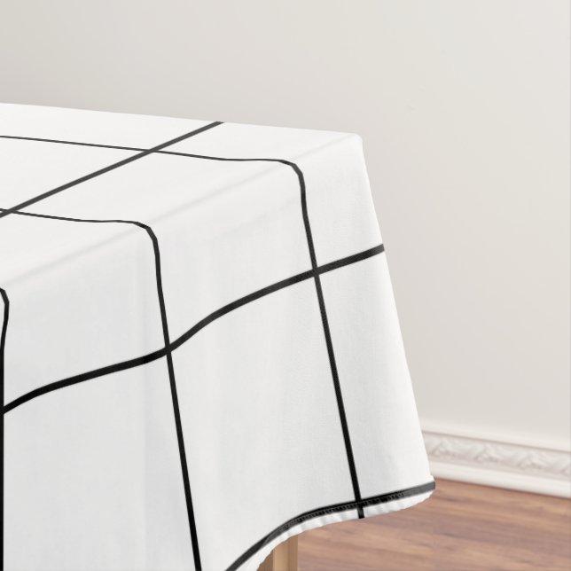 Nappe Grille noir et blanc (In Situ)