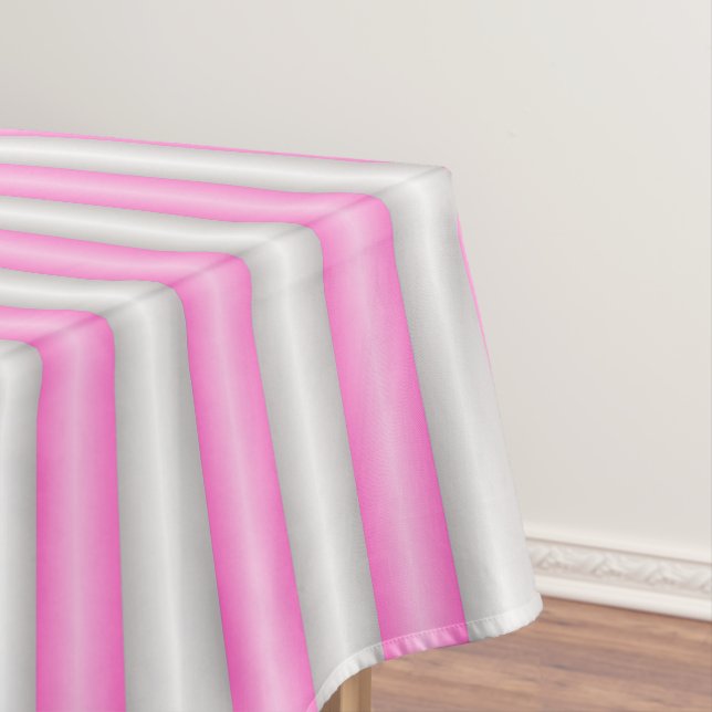 Nappe Grilles roses néon modernes avec effet 3D (In Situ)