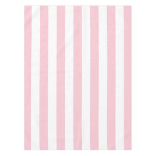 Nappe Grilles Verticales Bébé Rose Et Blanc Gratté