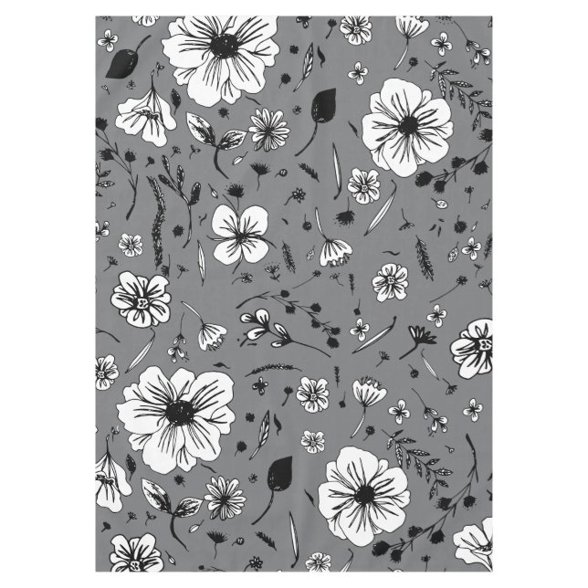Nappe Gris floral (Devant)