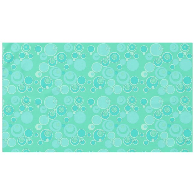 Nappe Grosses bulles dans le Merci Turquoise partout (Devant (Horizontal))