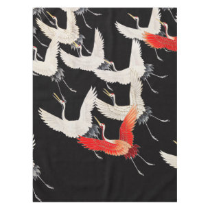Nappe Grues volantes : Japonais Bird Kimono Art