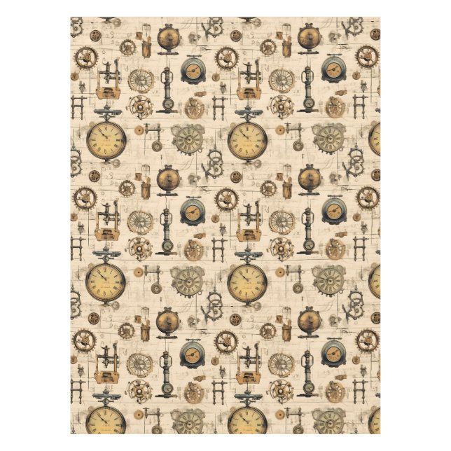 Nappe Grunge Rustic Steampunk Horloge (13) (Devant)