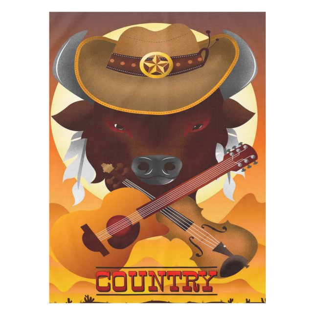 Nappe Guitare de musique country (Devant)