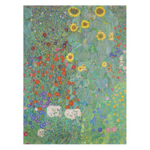 Nappe Gustav Klimt - Jardin de campagne avec tournesols