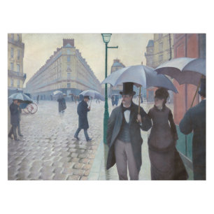 Nappe Gustave Caillebotte - Rue de Paris ; Temps de plui