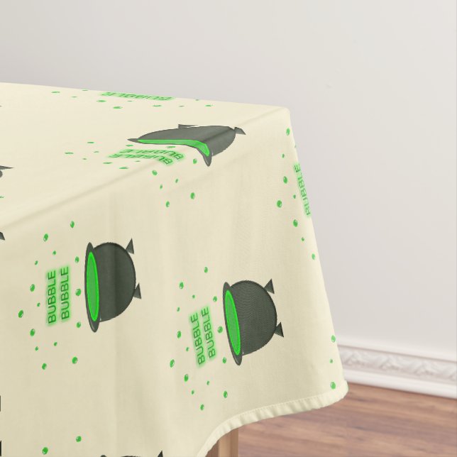 Nappe Halloween Cauldron et Bubbling Green Brew (In Situ)