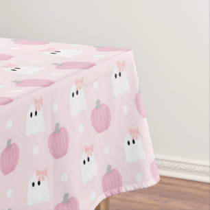 Nappe Halloween Fille fantôme et Citrouille Anniversaire